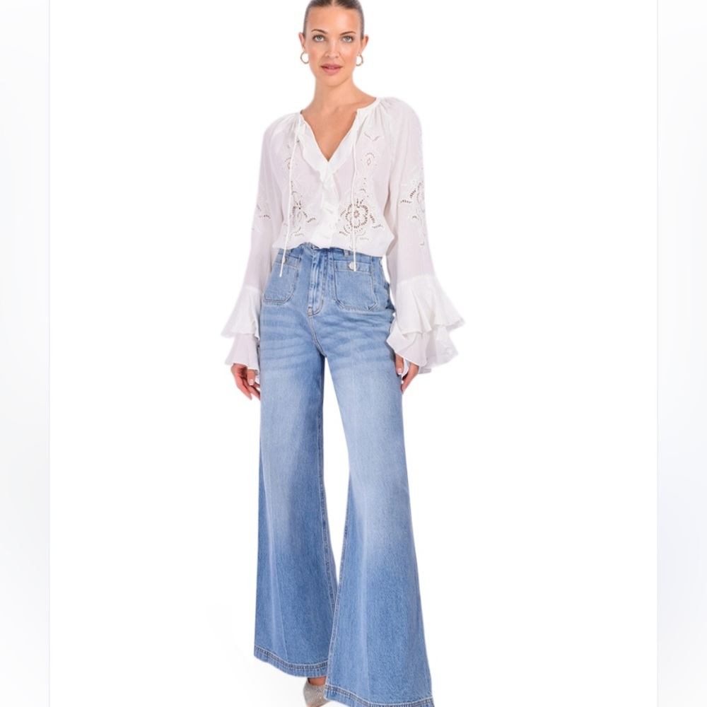 Ba&sh Omar blouse NWT 2 M - Picture 12 of 13